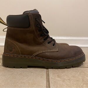 Dr. Martens Dark Brown Leather Boots
